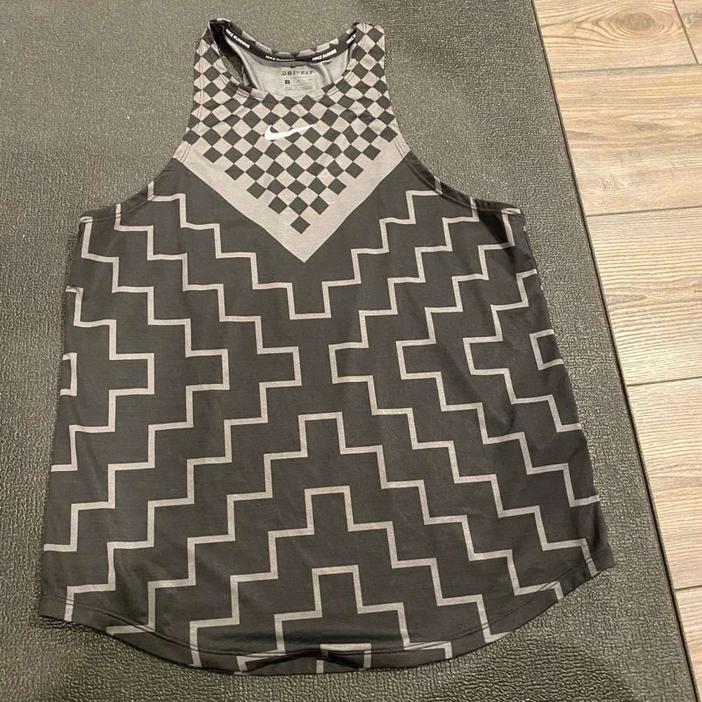 Patterned Nike Running tank top